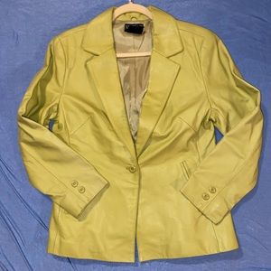 *SOLD* Vintage leather blazer